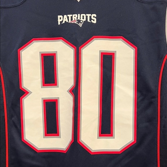Nike NFL New England Patriots Jersey #80 - Picture 3 of 7